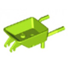 Part 98288 Lime Minifig, Utensil Wheelbarrow Frame 